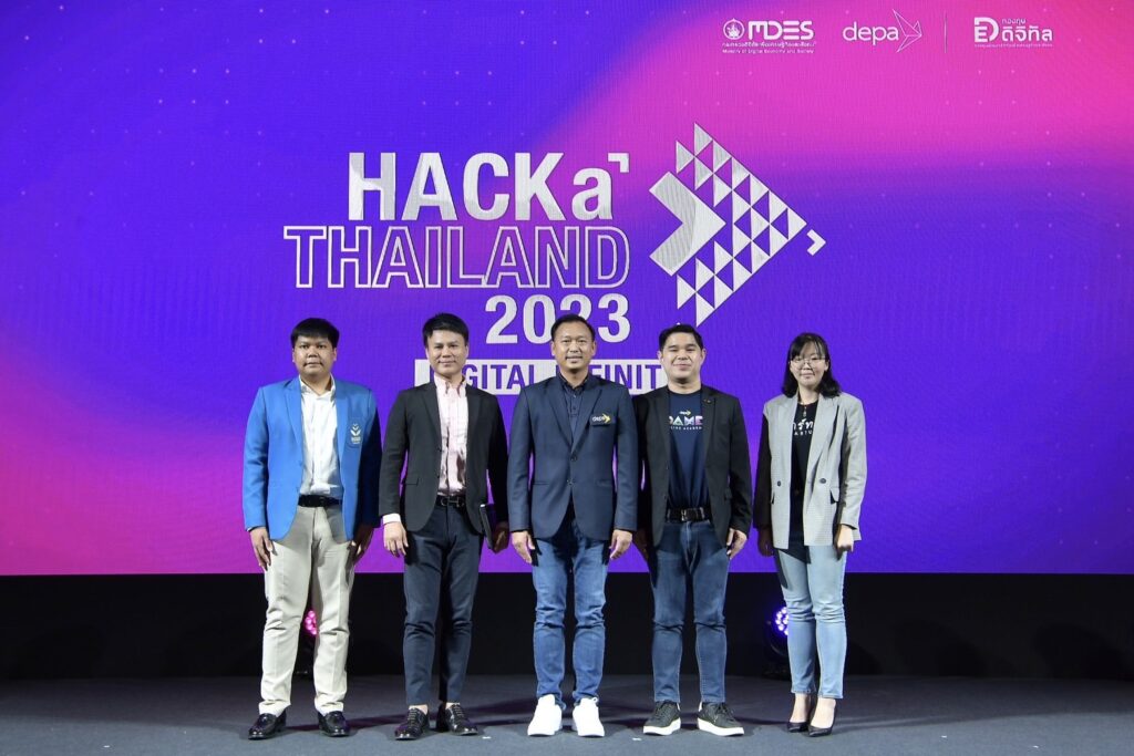 วันที่ 17 ตุลาคม 2565 Thai Startup เข้าร่วมงานแถลงข่าวเปิดตัวโครงการ HACKaTHAILAND 2023 : DIGITAL INFINITY ณ ห้องรอยัลมณียา บอลรูม โรงแรมเรเนซองส์ กรุงเทพฯ